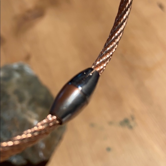 Magnetic fashion bracelets 7 “ pink gold with CZ‘s - Picture 3 of 3